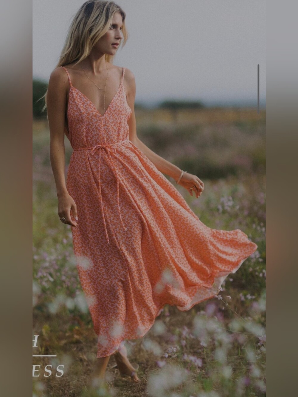 RESA HANNAH SUMMERLAND MIDI DRESS